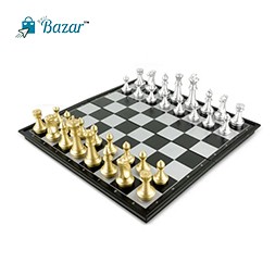 Chess Board - Magnetic & Folding-3810-A - Fitness Mart Easy to Use and Maintain
