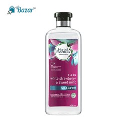 Herbal Essences White Strawberry And Sweet Mint SHAMPOO For Cleansing And Volume No Paraben No Colorants 400 ml