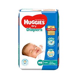 Huggies Dry Baby Diaper New Born Belt Up to 5 kg