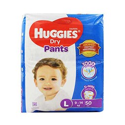 Huggies Dry Pants Baby Diaper Pant L 9-14 kg