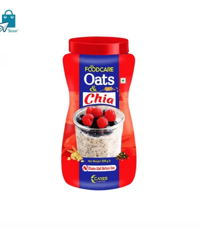 ফুড কেয়ার ওটস ও চিয়া (৫০০ গ্রাম) | Food Care Oats & Chia (500 gm) | Premium Australian Oats & Chia