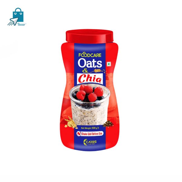 ফুড কেয়ার ওটস ও চিয়া (৫০০ গ্রাম) | Food Care Oats & Chia (500 gm) | Premium Australian Oats & Chia