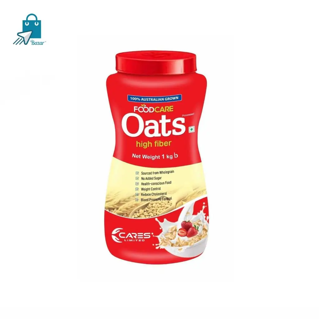 ফুড কেয়ার ওটস (হাই ফাইবার) ১ কেজি | Food Care High Fiber Oats 1 Kg
