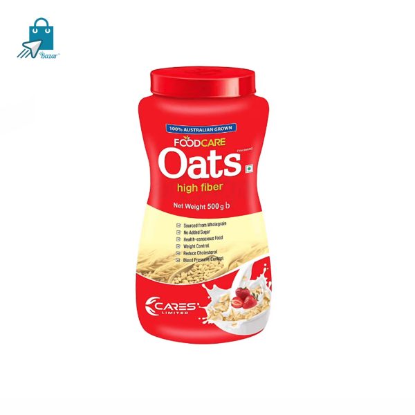 ফুড কেয়ার ওটস (হাই ফাইবার) ৫০০ গ্রাম | Food Care High Fiber Oats 500 gm